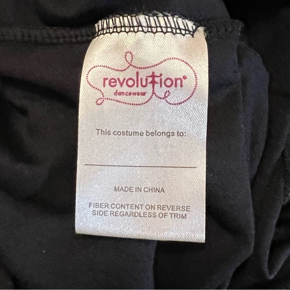 Revolution Dance Girl’s Flapper Dress STYLE #RC17029 COLOR: Black Large Child - Picture 14 of 16